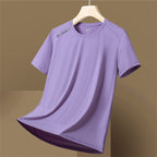 Breathable Round Neck Moisture Wicking Tee