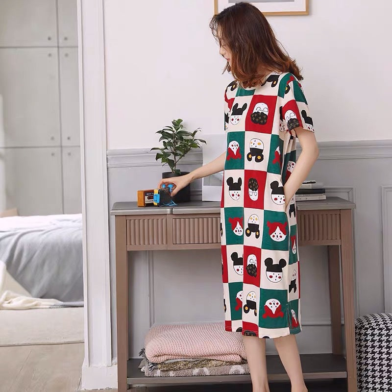 Women's Printed Short-sleeve Loungewear