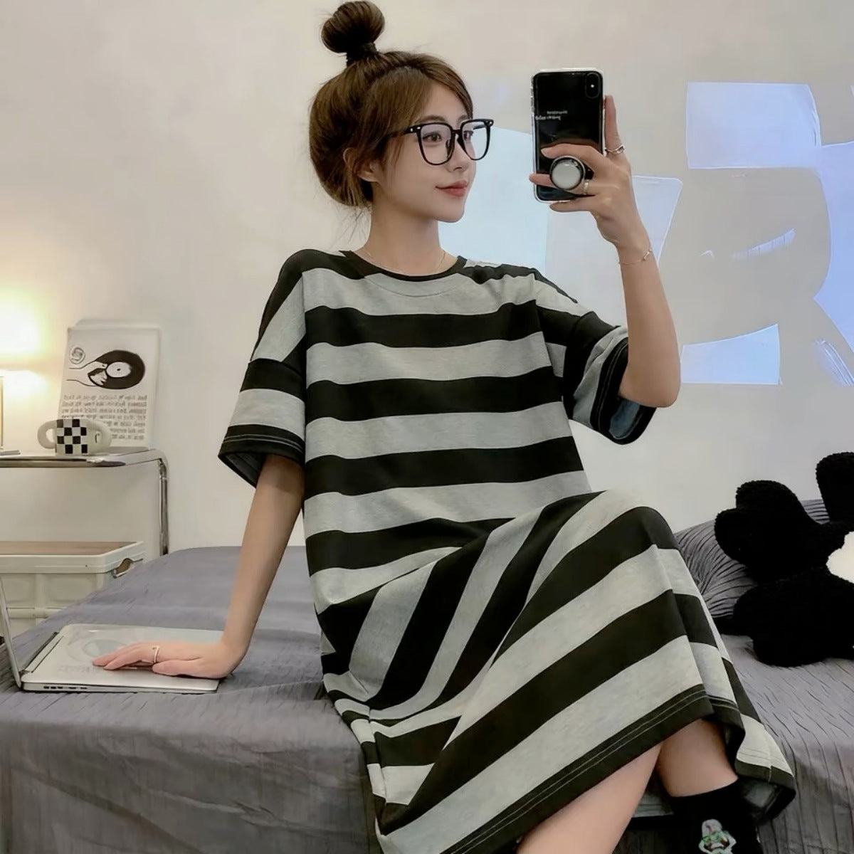 Women's Printed Short-sleeve Loungewear