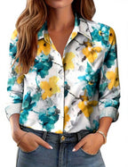 Women's Floral Loose-fit Shirt
