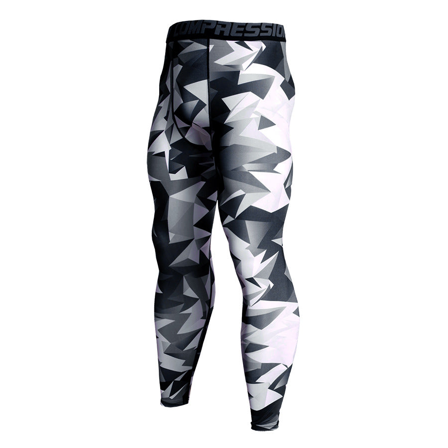 Men's Tight Camouflage Training Pants