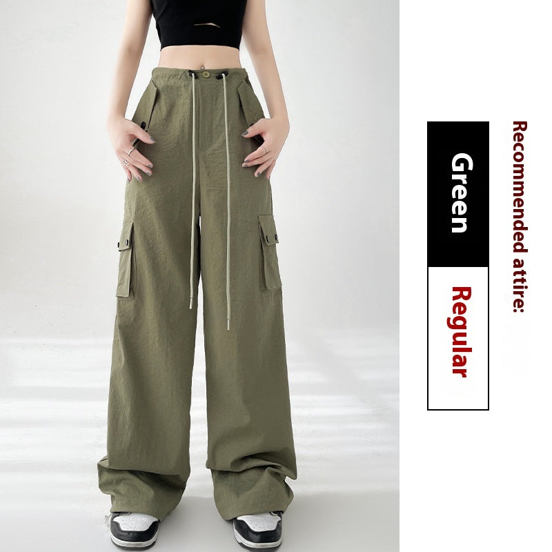 Women's Casual High Waist Wide-leg Pants