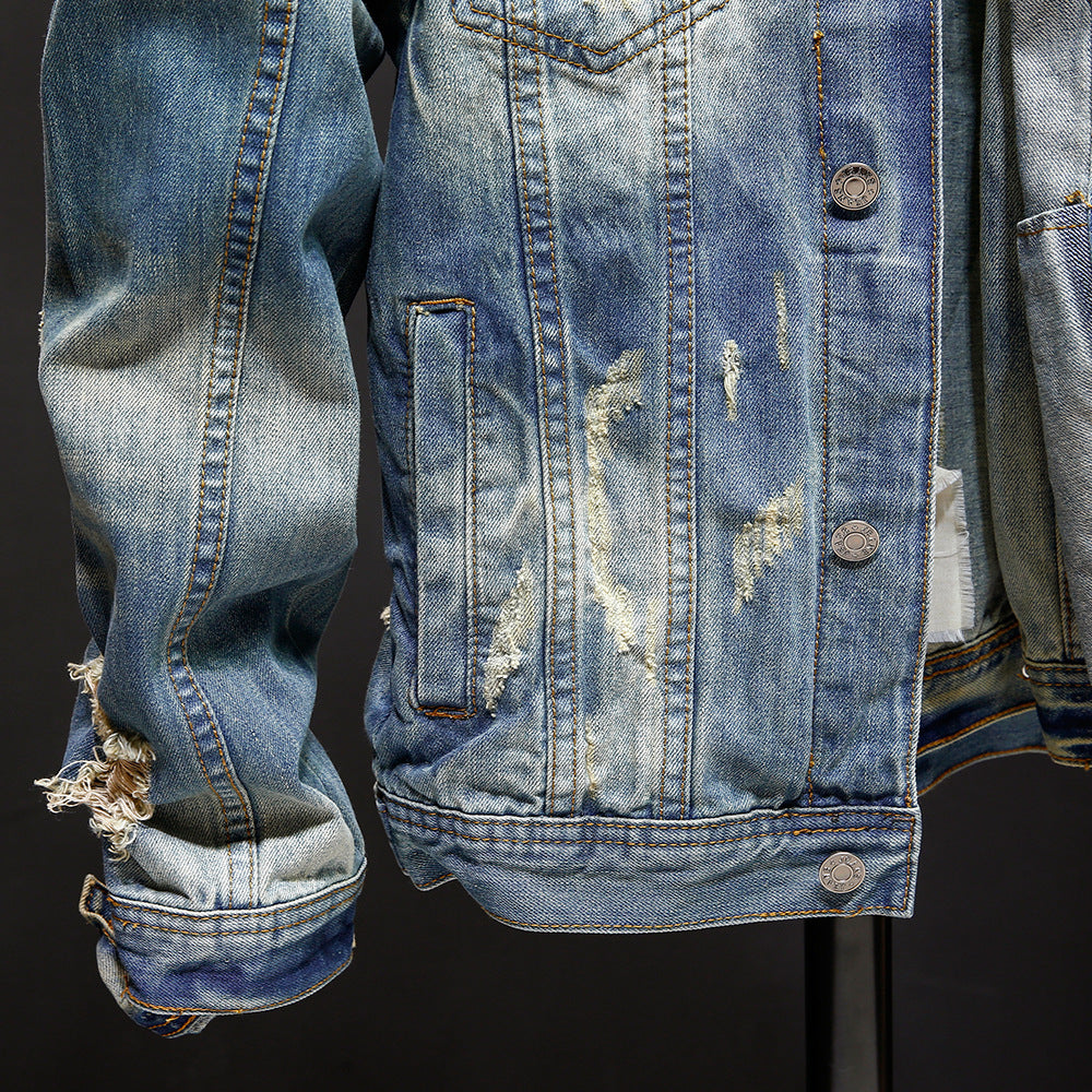 Men's Washed Denim Jacket