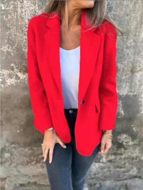 Women's Single Buttoned Short Blazer