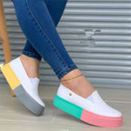 Women's Thick Colored Sole Shoes